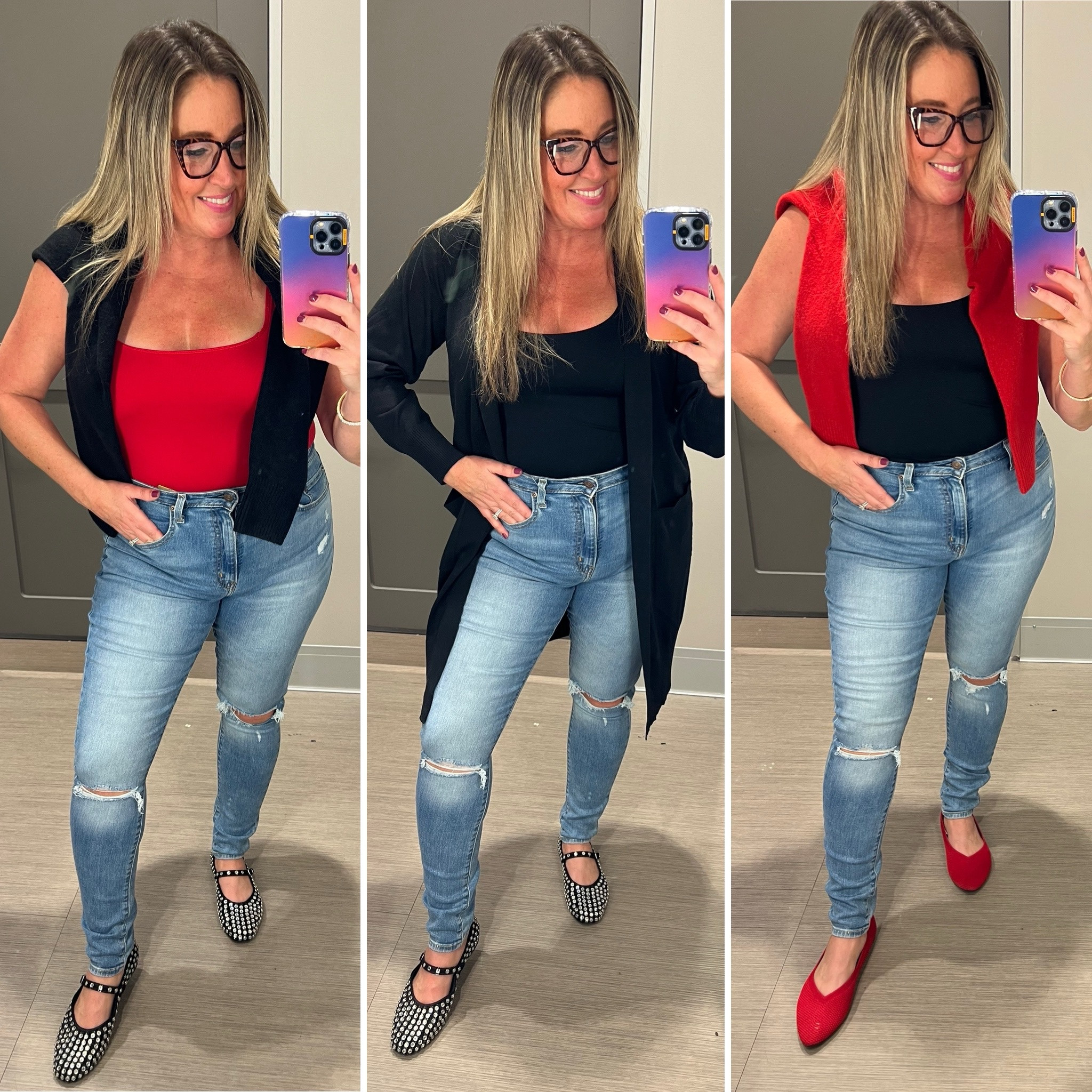 Target circle week🎯
Loving these casual chic looks in the red and black tones ❤️🖤

#LTKOver40 #LTKMidsize #LTKActive