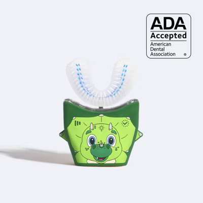Autobrush Danny The Dinosaur Kids' Electric Toothbrush: Multidirectional Head, Soft Nylon Bristles | Target