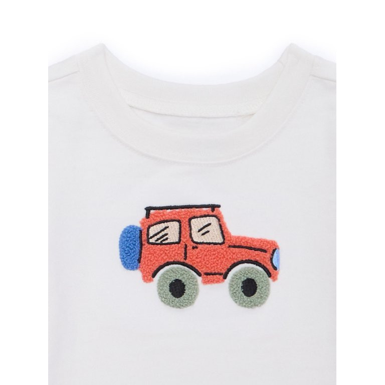 Garanimals Baby Boys' Chenille Graphic Tee with Short Sleeves, Sizes 0M-24M | Walmart (US)
