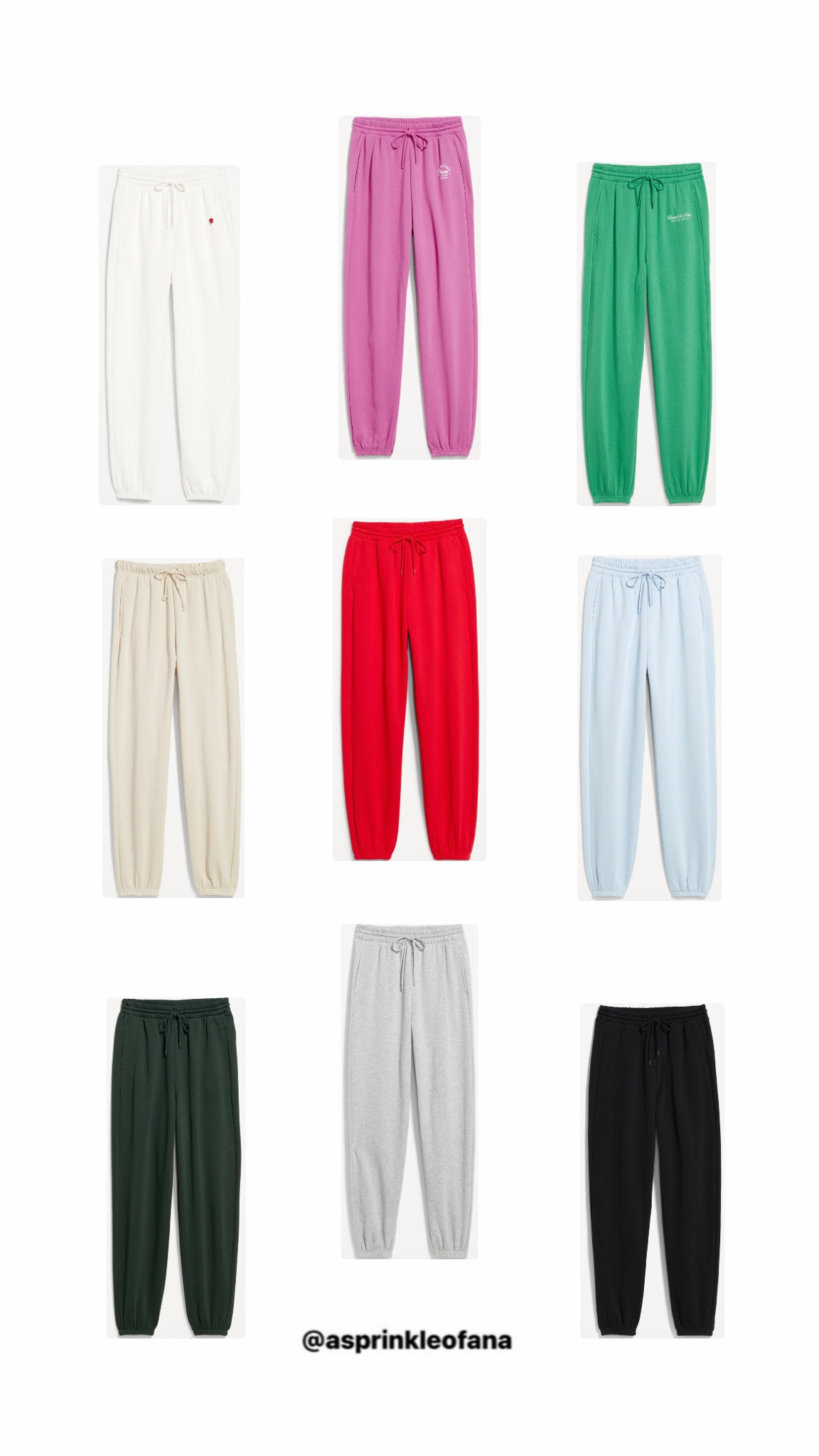 60% off joggers today only! 