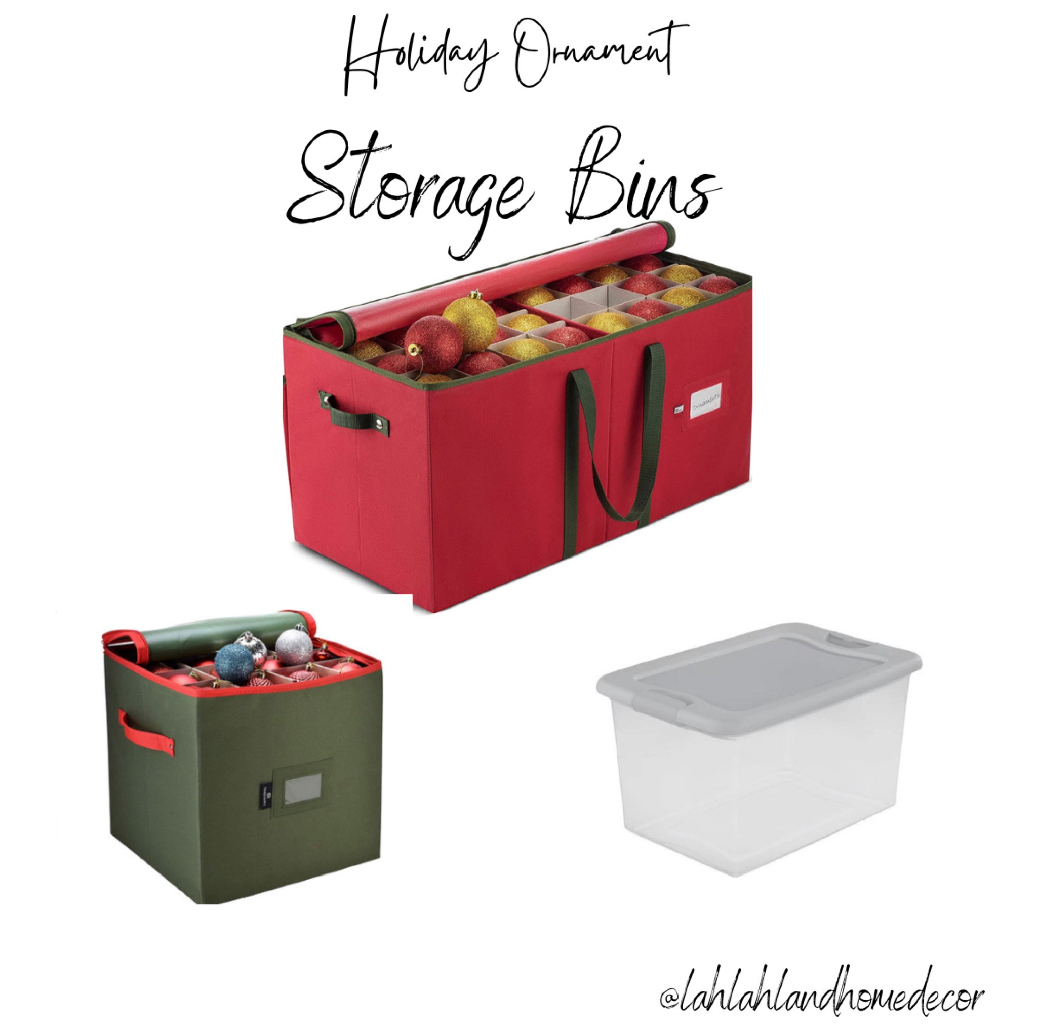 Ornament storage Bins 

#LTKFind #LTKsalealert #LTKhome