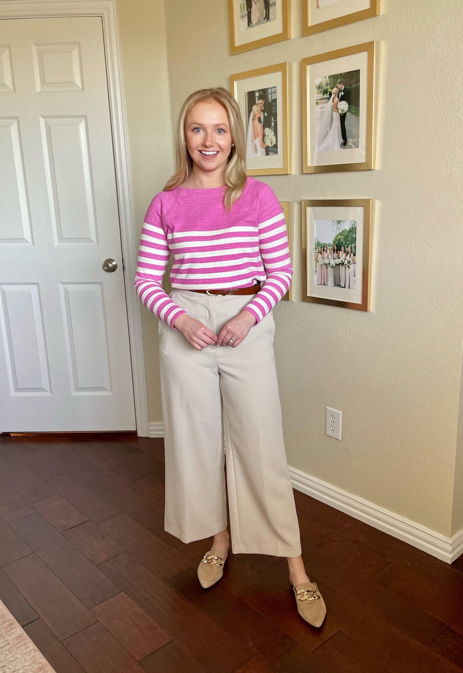 Wearing an XSP in shirt and 6 in shoes. Exact pants are Zara, but I’ve linked similar! | teacher outfit, workwear, spring workwear, business casual #competition 

#LTKFind #LTKworkwear #LTKSeasonal