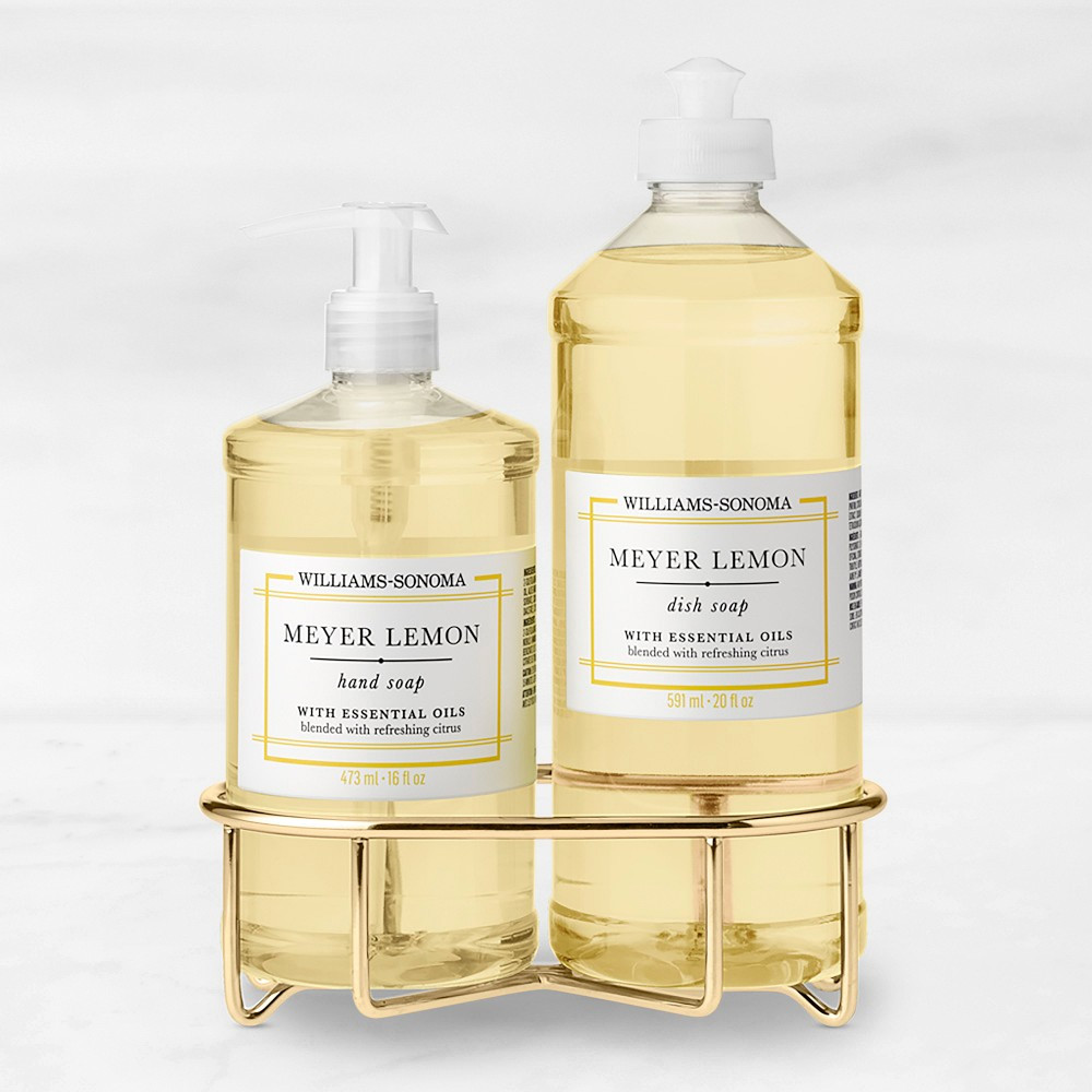 Williams Sonoma Meyer Lemon Hand Soap &amp; Dish Soap 3-Piece Kitchen Set | Williams-Sonoma