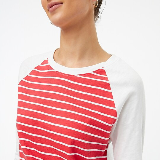 Raglan girlfriend crewneck tee | J.Crew Factory