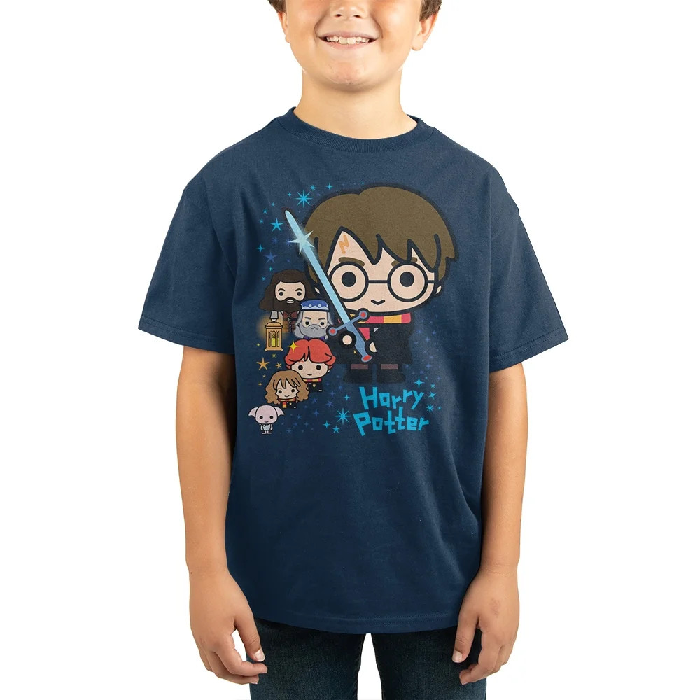Youth Boys Harry Potter Chibi Characters Youth Graphic Tee | Walmart (US)