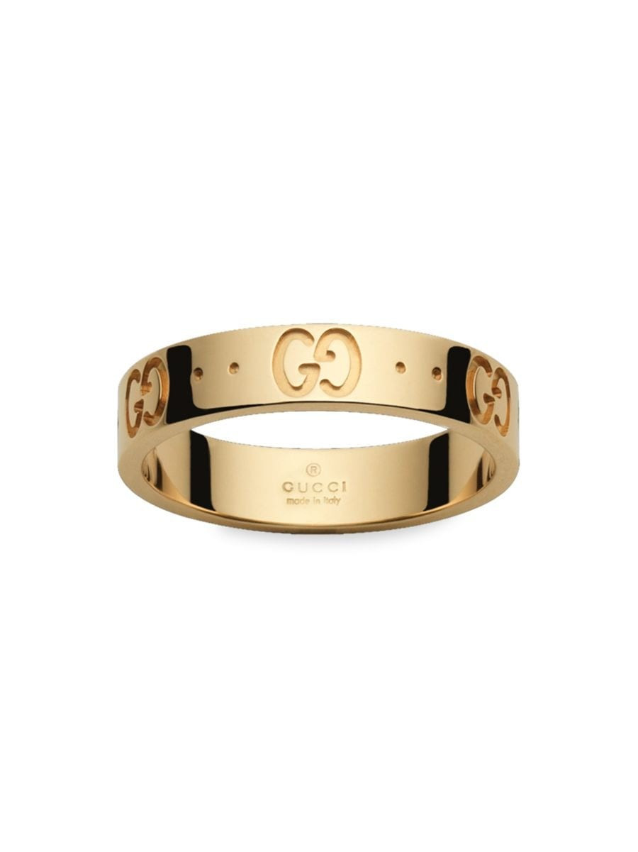 Icon 18K Yellow Gold Thin Band Ring | Saks Fifth Avenue