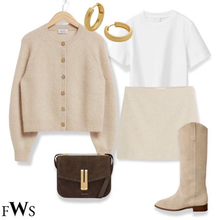 Styling a cardigan for fall 🤍


Neutral outfit knee high boots suede boots Demellier other stories white tshirt mini skirt workwear office outfit business casual 

#LTKSeasonal #LTKworkwear #LTKHoliday