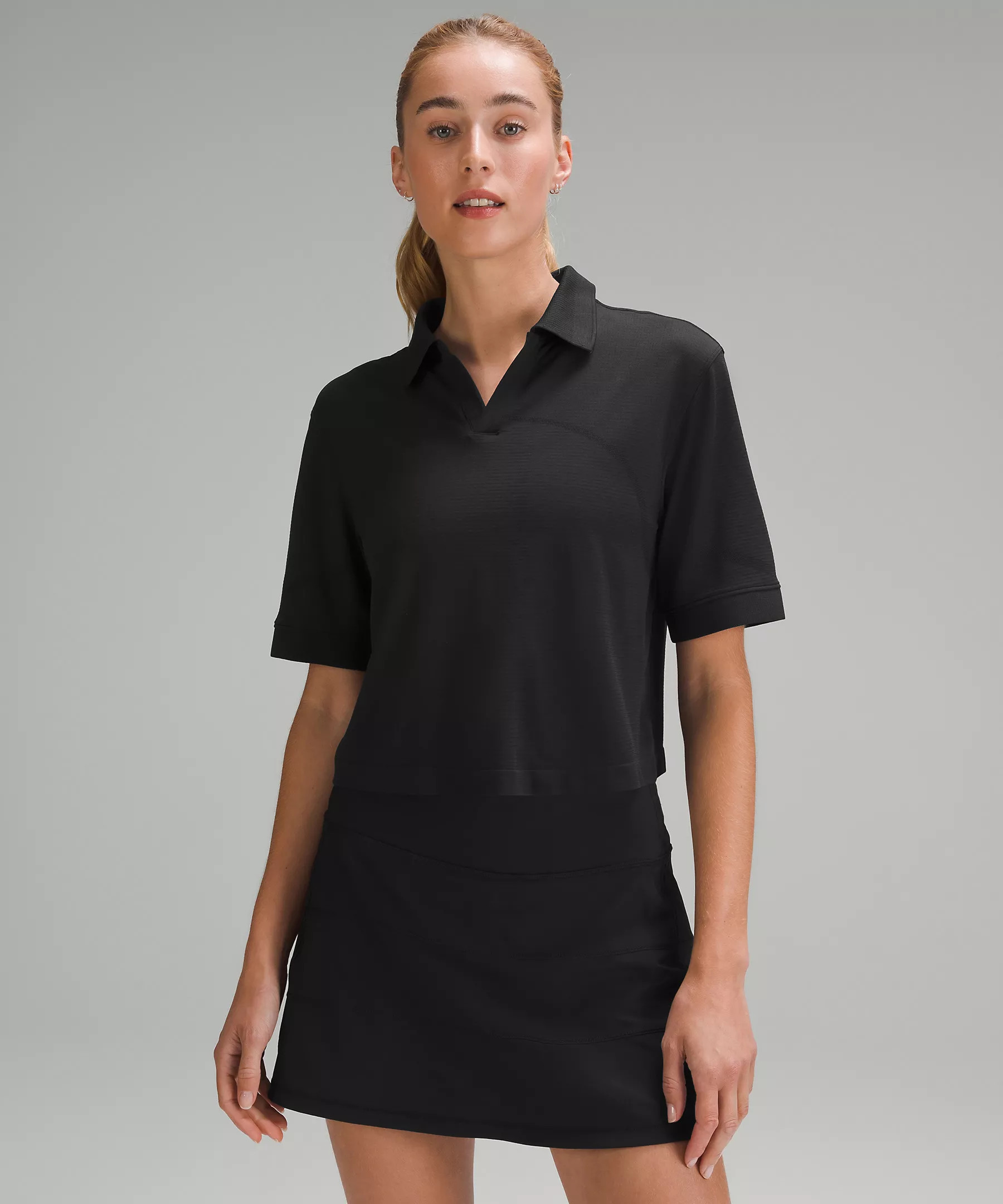Swiftly Tech Relaxed-Fit Polo Shirt | Women's Short Sleeve Shirts & Tee's | lululemon | Lululemon (US)