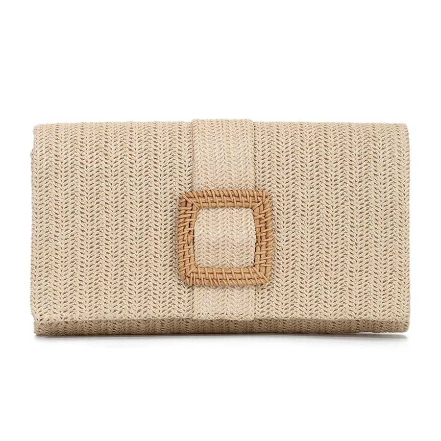 Straw Clutch Purse for Women Rattan Summer Evening Handbag Woven Beach Envelope Purse Raffia Hand... | Amazon (US)