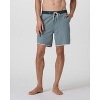Vuori Cruise Boardshort | Dusty Blue Linen Texture | 28 | Vuori Clothing (US & Canada)