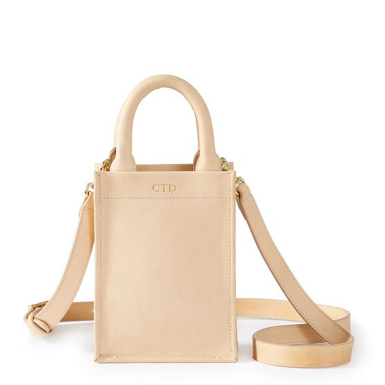 Hayden Leather Mini Tote | Mark and Graham