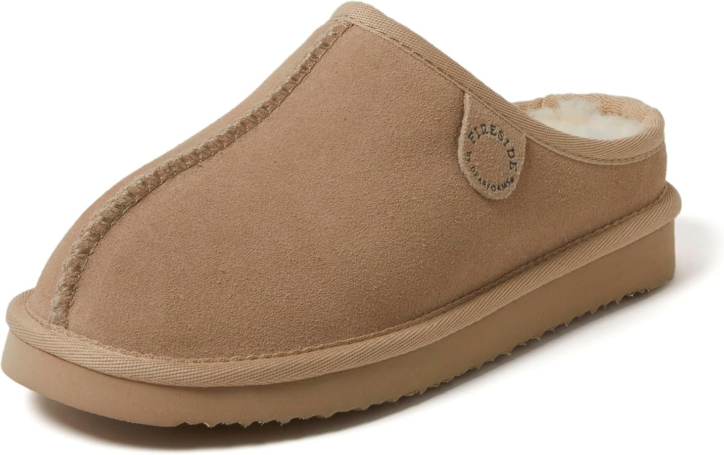 Fireside by Dearfoams Women's Greta Shearling Indoor/Outdoor Clog Slipper | Amazon (US)