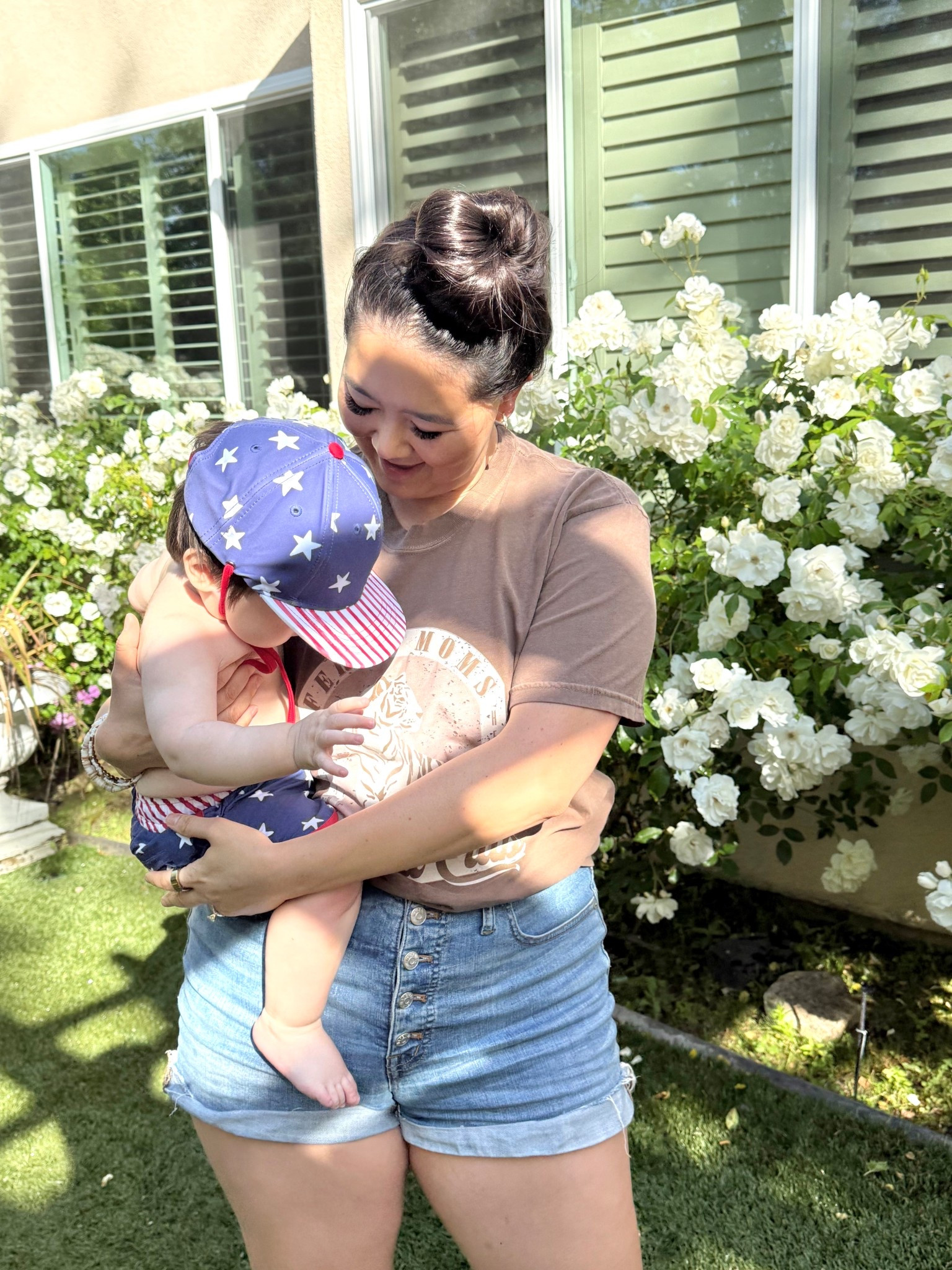 Star spangled swim trunks for my little dude. Code WTFAB20 gets you 20% off Camden Lane

#LTKFamily #LTKBaby #LTKKids