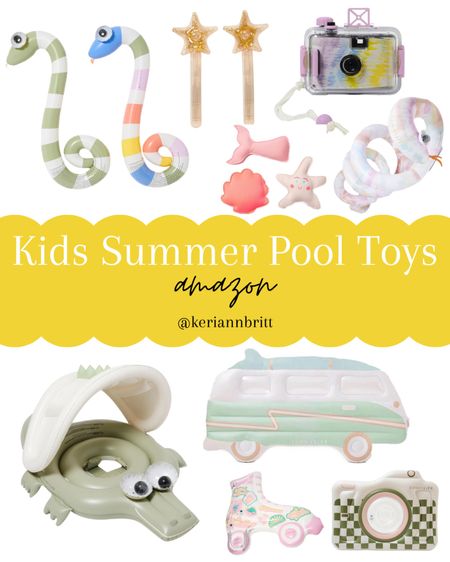 Summer Kids Pool Toys, Floats and Inflatables 

#LTKFamily #LTKSeasonal #LTKKids