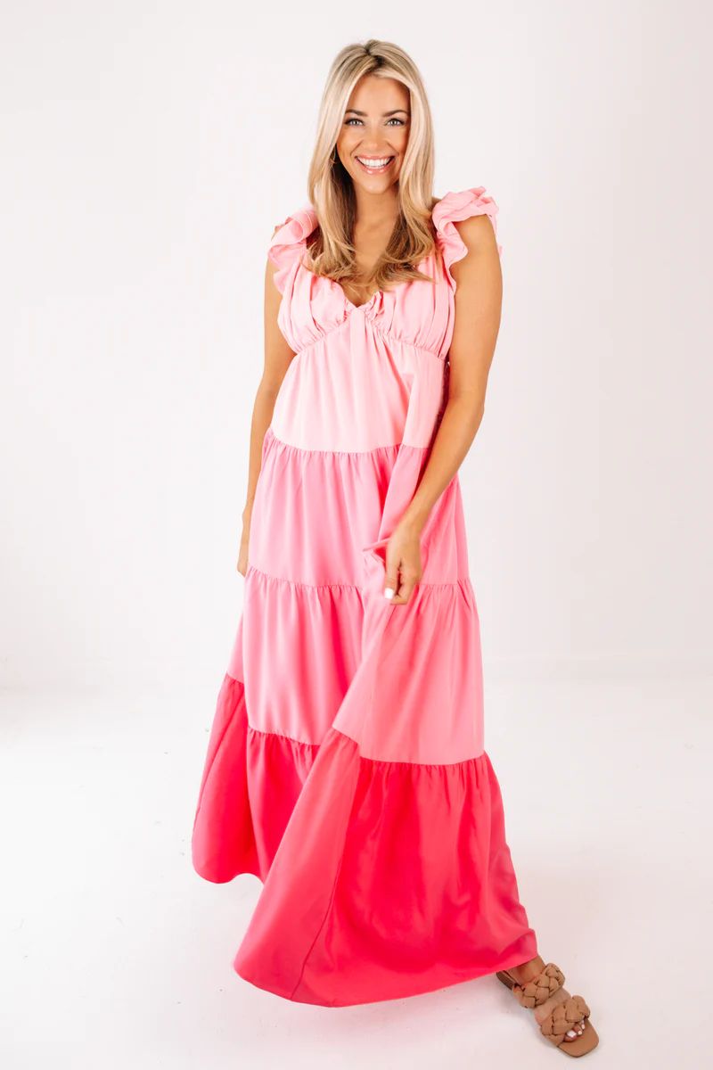 Perfect Day Maxi Dress - Pink | The Impeccable Pig