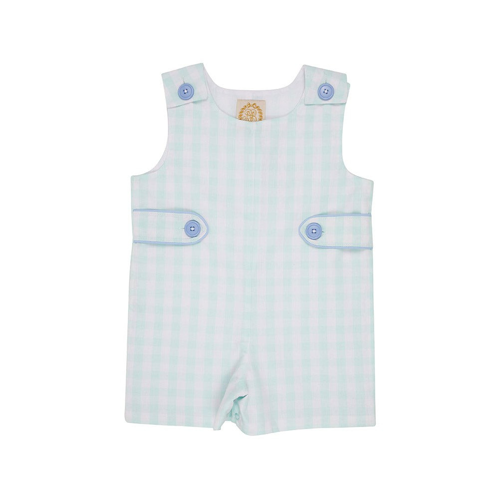 Jack Keene Jon Jon - Sea Island Seafoam Check with Beale Street Blue | The Beaufort Bonnet Company