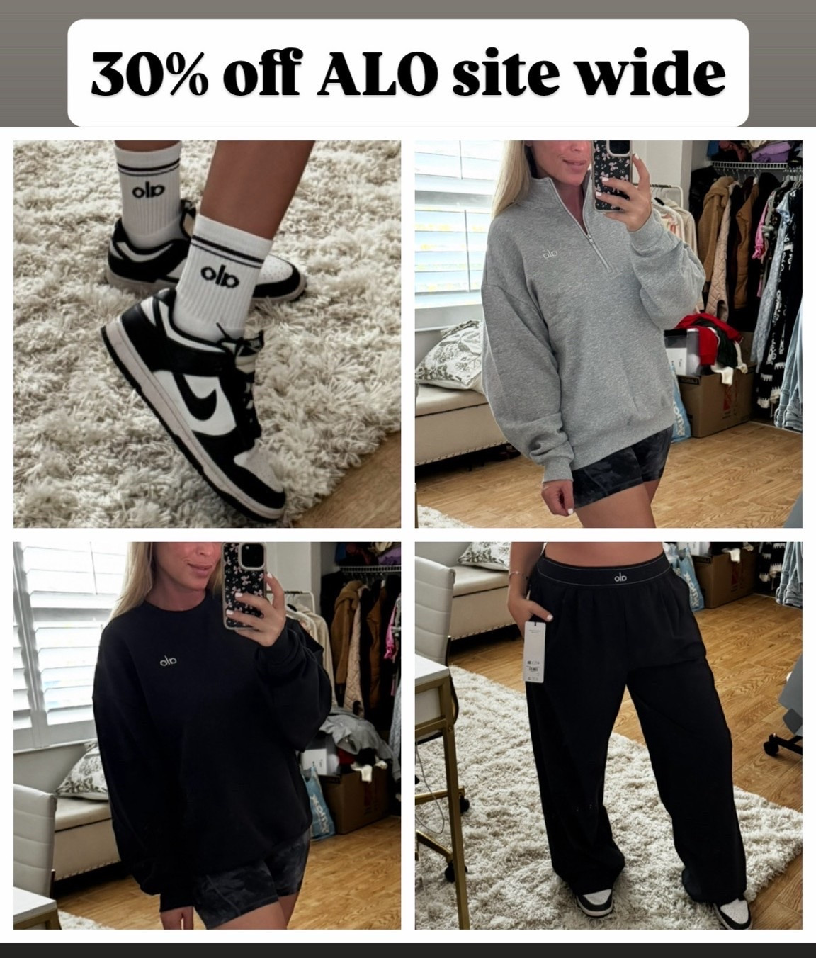 Alo Yoga sale! 30% off site wide for members. Sign up with your email to receive the discount! @Alo Yoga