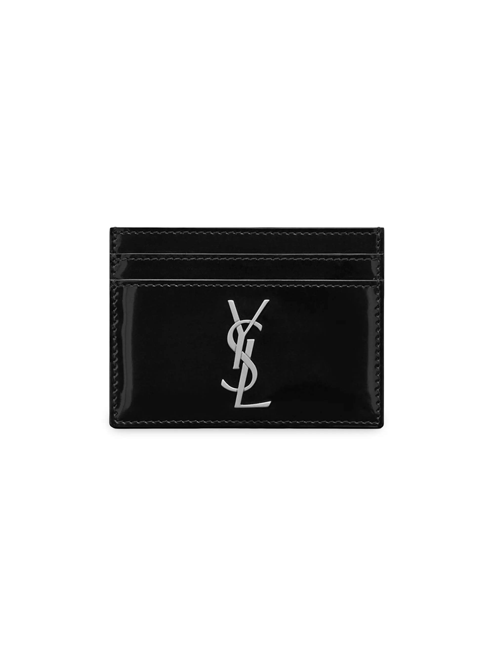 Cassandre Matelassé Carré Zipped Card Case In Lambskin | Saks Fifth Avenue