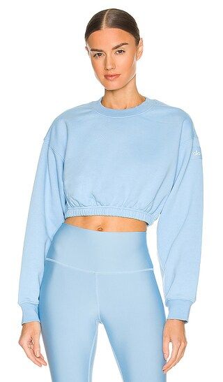Devotion Crew Neck Pullover in Blue Skies | Revolve Clothing (Global)
