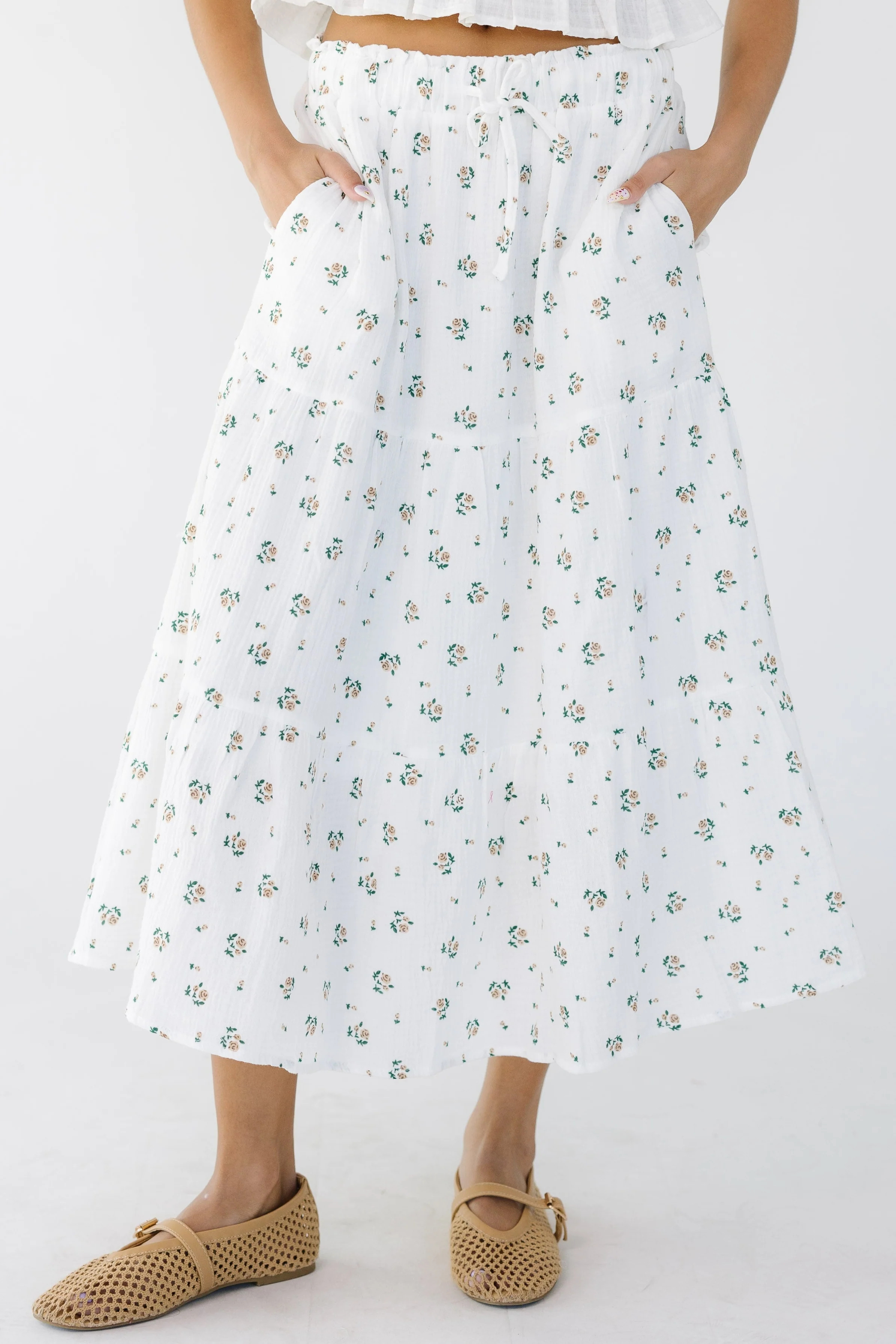 Brass & Roe Modest Tess Gauze Skirt | Called To Surf