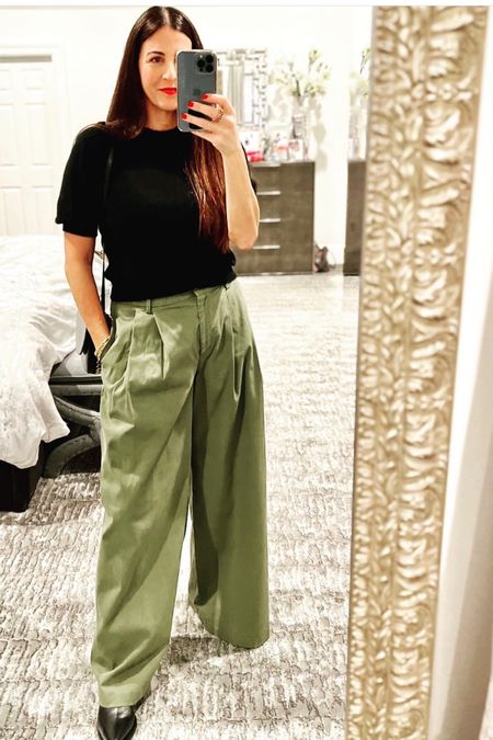 Love love love wide leg pants.  They are so easy to style, always look flattering and are super comfortable. 

#LTKFind #LTKworkwear #LTKstyletip