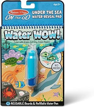 Melissa & Doug On the Go Water Wow! Reusable Water-Reveal Activity Pad - Under the Sea - FSC Cert... | Amazon (US)