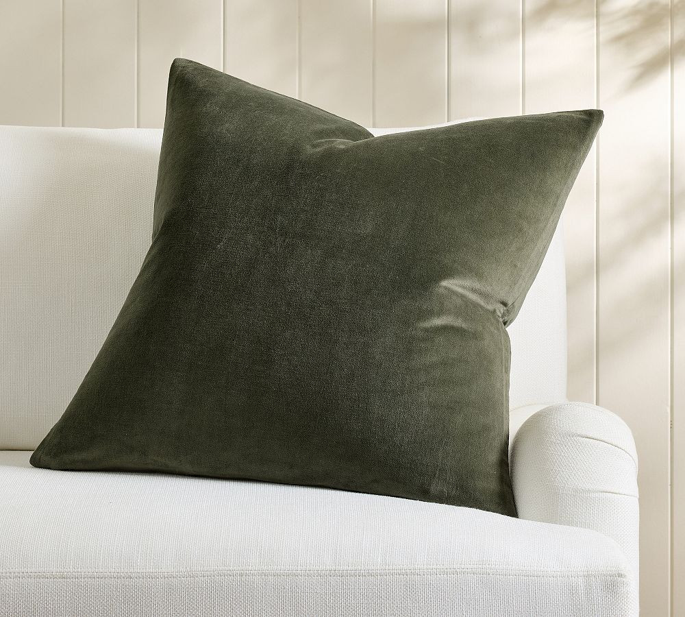 Everywhere Velvet Pillow Cover | Pottery Barn (US)
