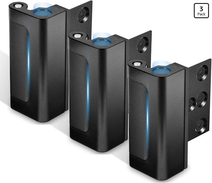 3Pack Home Security Door Reinforcement Lock, Childproof Safety Door Lock Latch Inside Stopper, Ad... | Amazon (US)