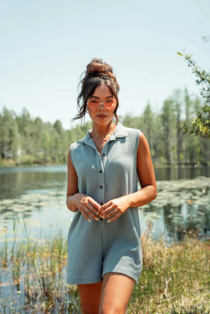 Waffle Romper | Tribe Kelley
