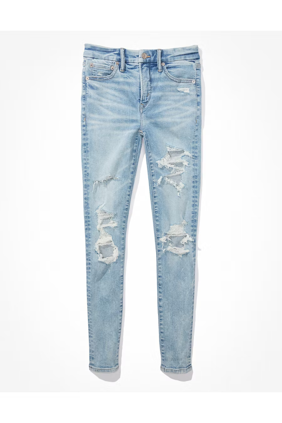 AE Lu(x)e Ripped High-Waisted Jegging | American Eagle Outfitters (US & CA)