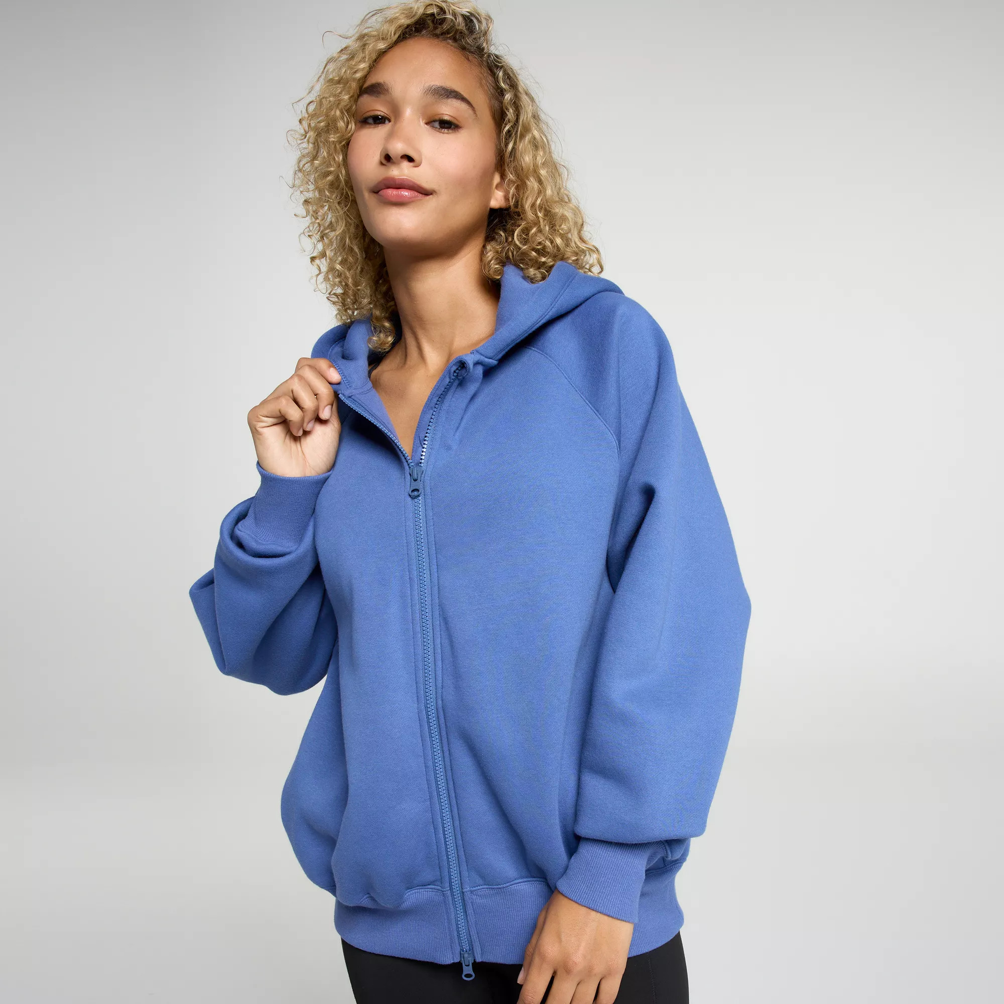 DSG Women's Classic Fleece Full Zip Jacket, Small, Light Navy | DICK'S Sporting Goods