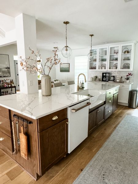 Sharing my kitchen island with you. I love all the additional storage we were able to add to it. #kitchenisland

#LTKhome #LTKfindsunder100 #LTKstyletip