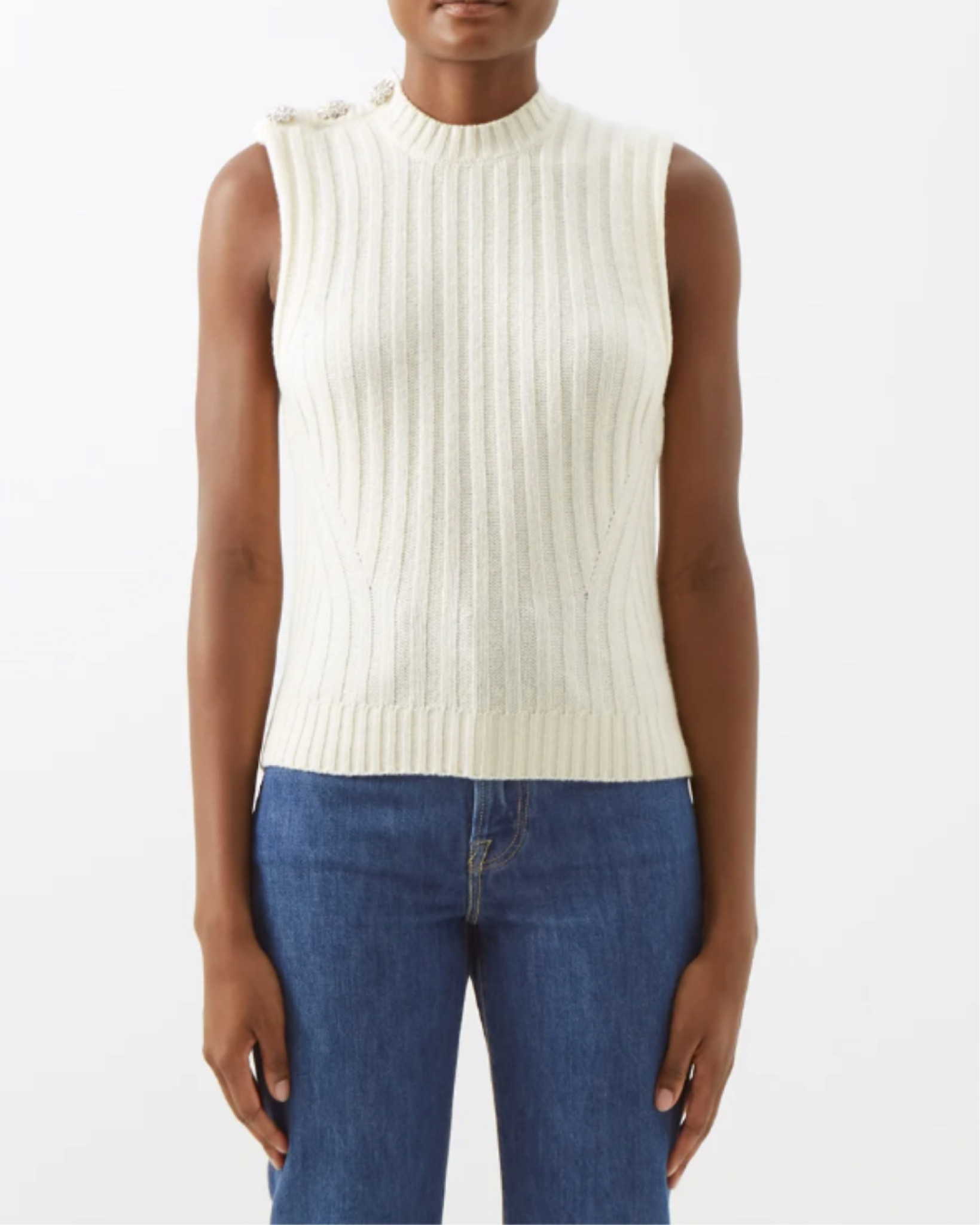 Perfect for layering! I love the crystal embellishment on the shoulder buttons

#LTKSeasonal #LTKsalealert #LTKunder100