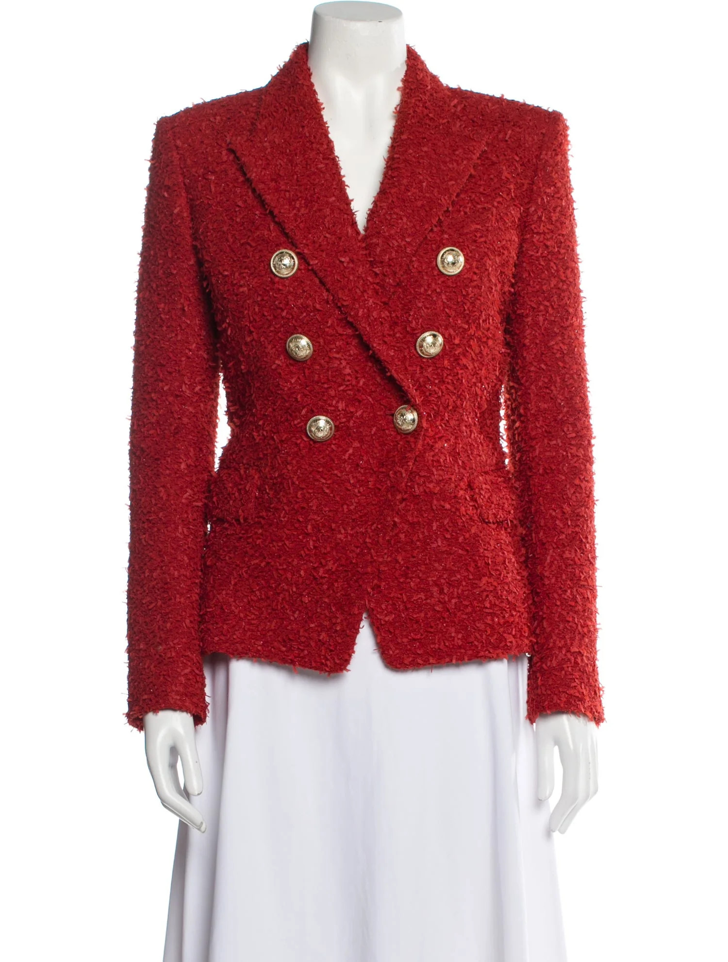 Tweed Pattern Blazer w/ Tags | The RealReal