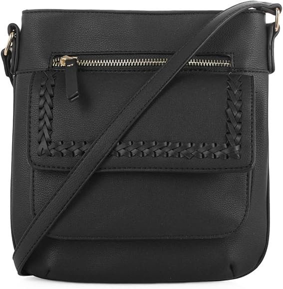 Denim Whipstitch Crossbody Bag Purse for Woman | Amazon (US)