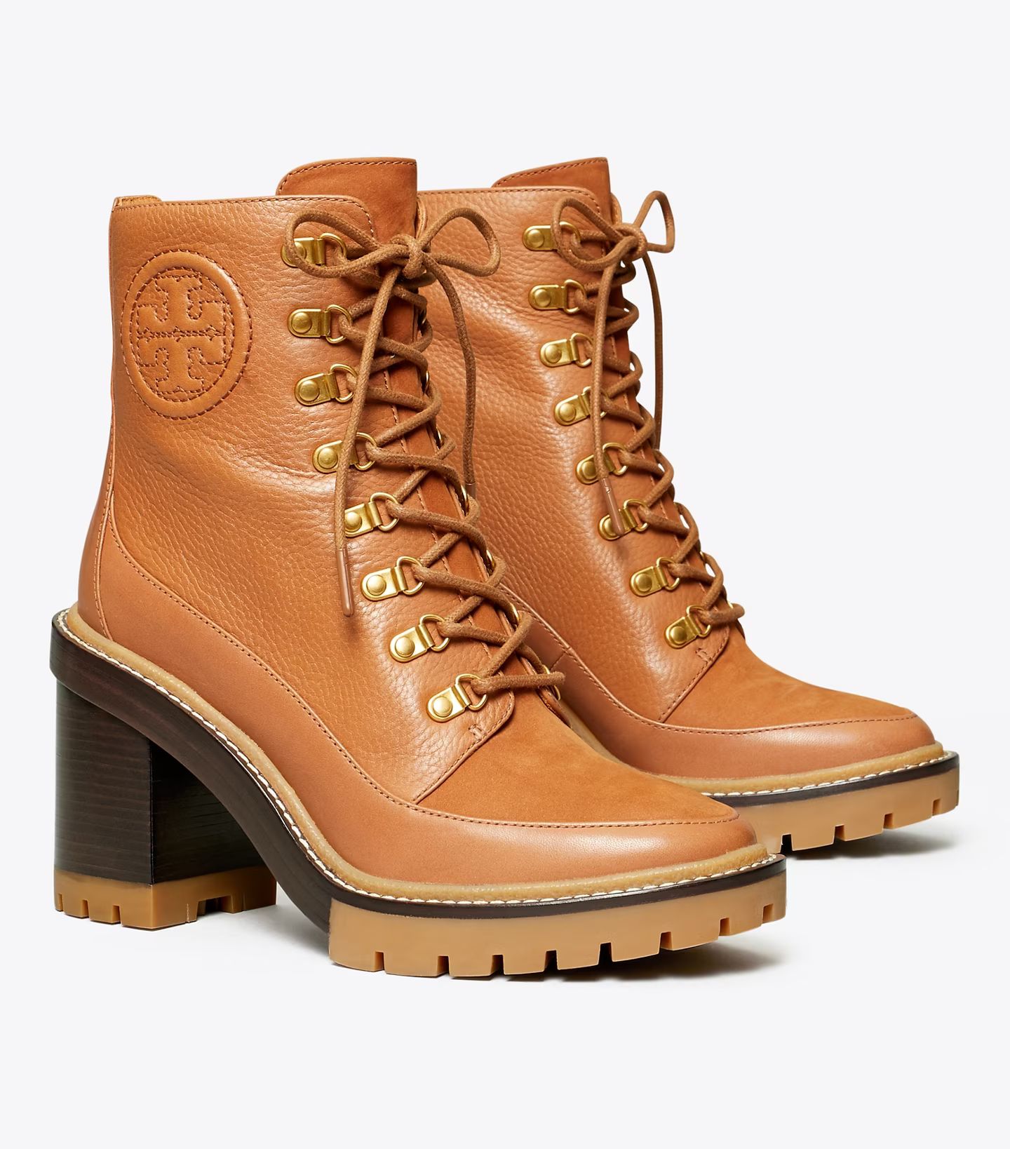 MILLER MIXED-MATERIALS LUG SOLE BOOT | Tory Burch (US)