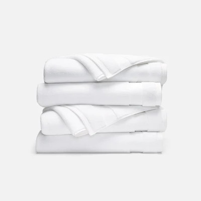 Brooklinen Super-Plush 4-Piece Bath Towel Bundle in Cloud | Brooklinen