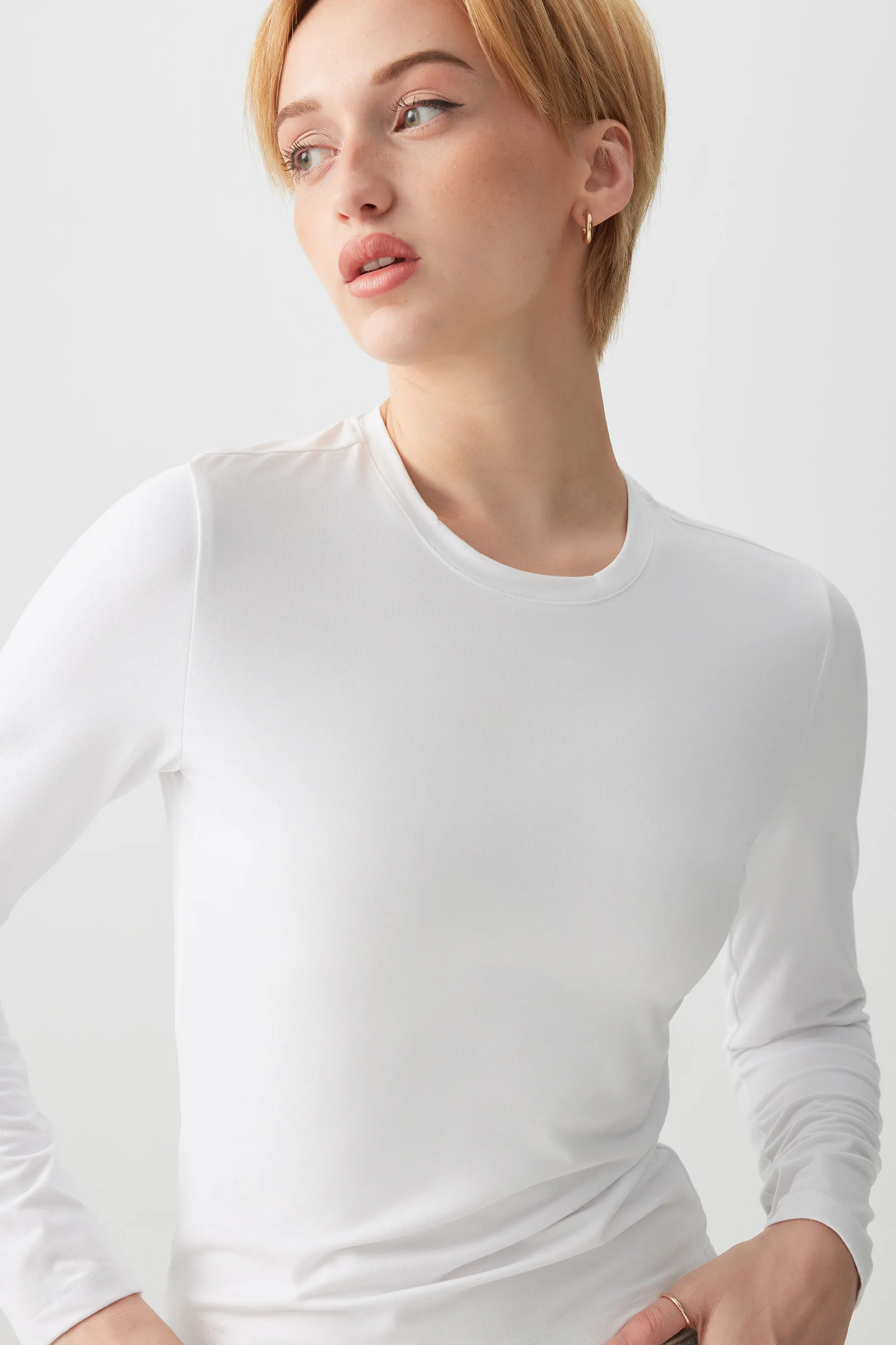 Long Sleeve Crew Neck T-Shirt | Ardene