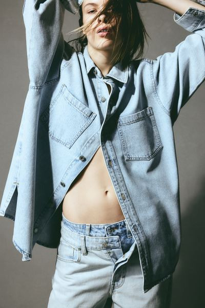 Baggy Low Jeans - Light denim blue - Ladies | H&M US | H&M (US + CA)