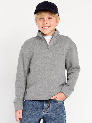 Sweater-Fleece Quarter-Zip for Boys | Old Navy (US)
