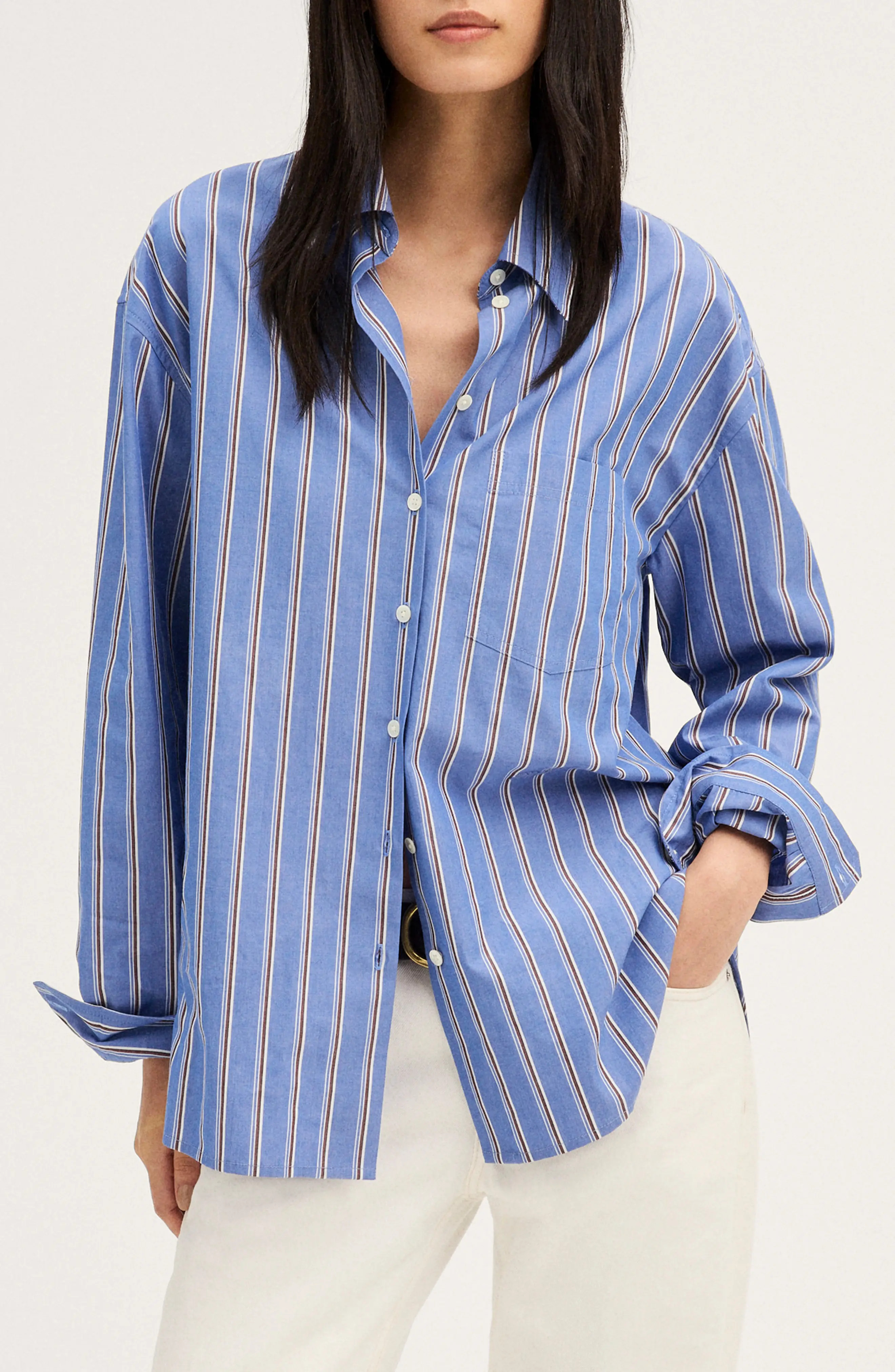 Madewell Stripe Button-Up Shirt (Women) | Nordstrom | Nordstrom