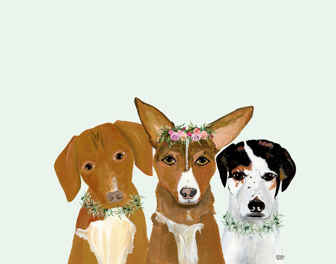 Custom Illustrated Pet Portrait | Etsy (US)