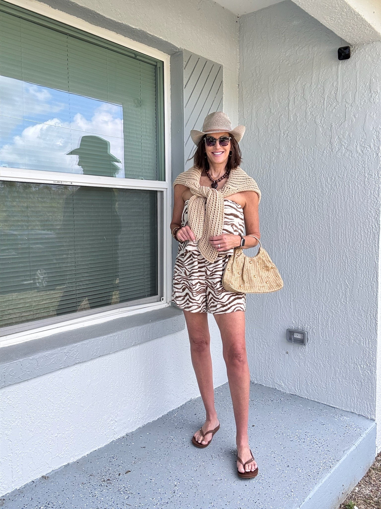 Romper / medium (it’s a little too short waisted for me) 

Romper, vacation style, vacation outfit, resort wear, trending, ageless style, over 60 fashion

#LTKootd #LTKSeasonal #LTKOver40