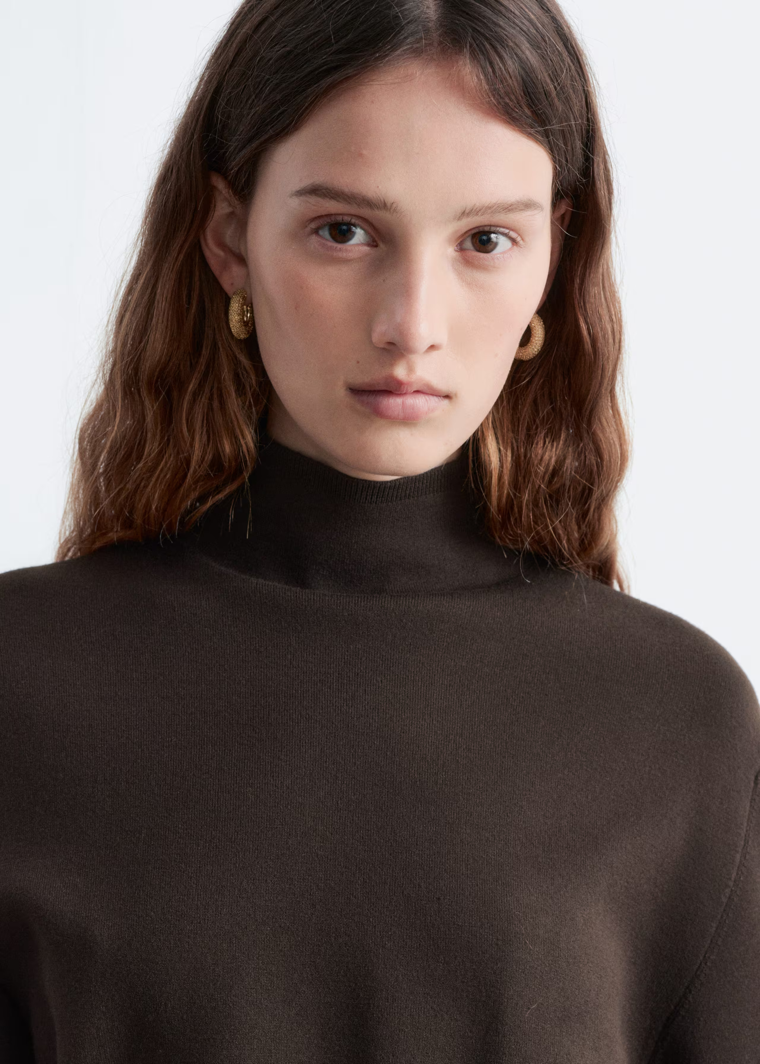 Knitted Mock-Neck Mini Dress | & Other Stories UK