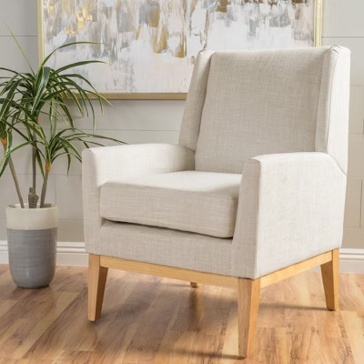 Fabric Mid-Century Modern Accent Chair with Padded Cushion, Comfortable Seating, and Suitable for Home or Office | Target