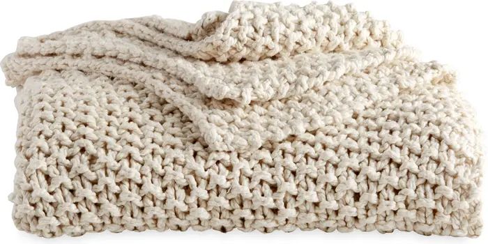 PURE Chunky Knit Throw Blanket | Nordstrom