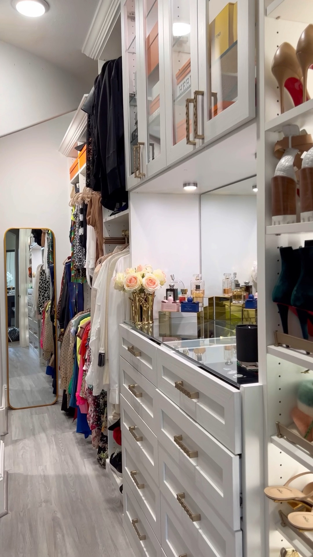Cleaned up my closet! Shop organizers, vases and more #homedecor #closetdesign #closetorganization #homeorganization 

#LTKFind #LTKhome #LTKsalealert