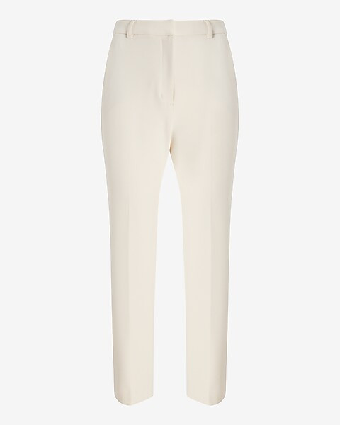 Super High Waisted Cropped Supersoft Twill Pant | Express
