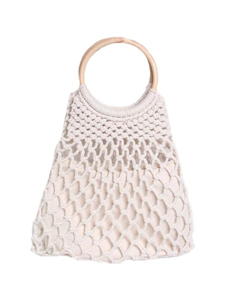 'Chloe' Handle Net Bag | Goodnight Macaroon