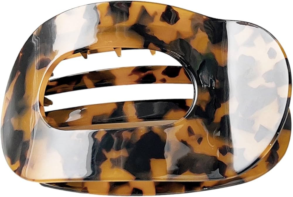 Simple Hair Clips for Thick Hair Hair Accessories Large Flat Round Clip for Women Hair Styling Ha... | Amazon (US)